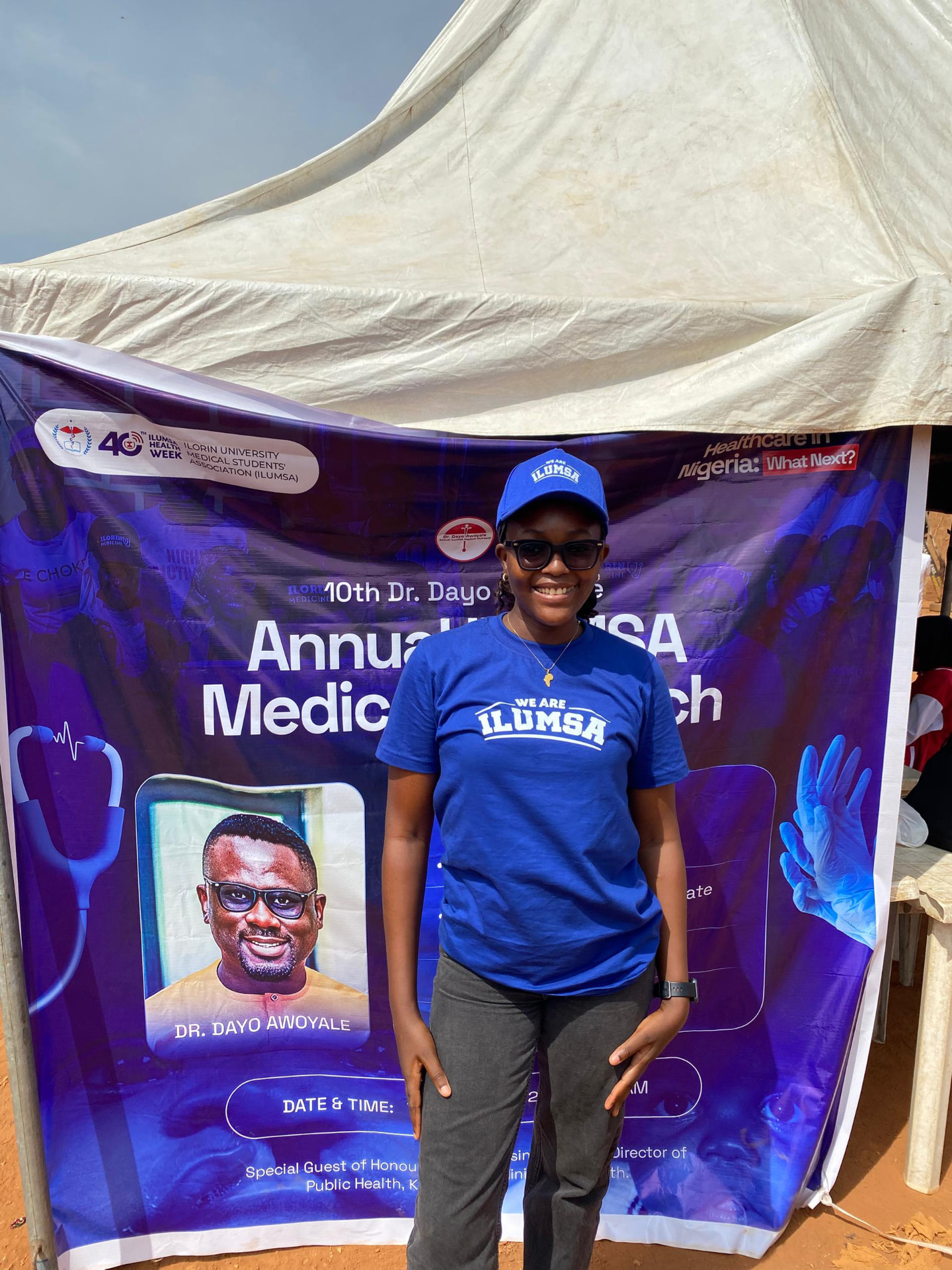 Jato Prisca Muyang at the ILUMSA annual medical outreach