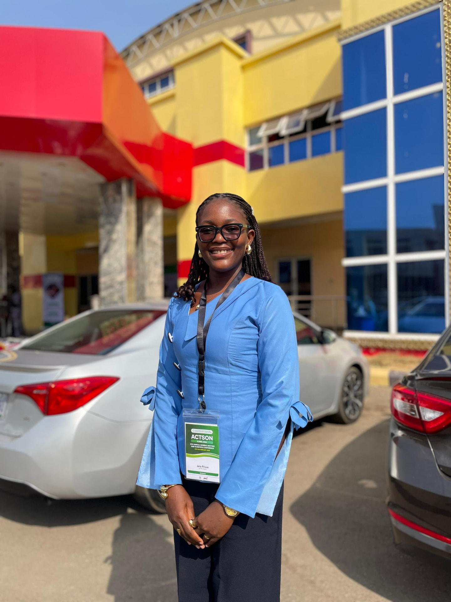 Jato Prisca Muyang at the ACTSON scientific conference